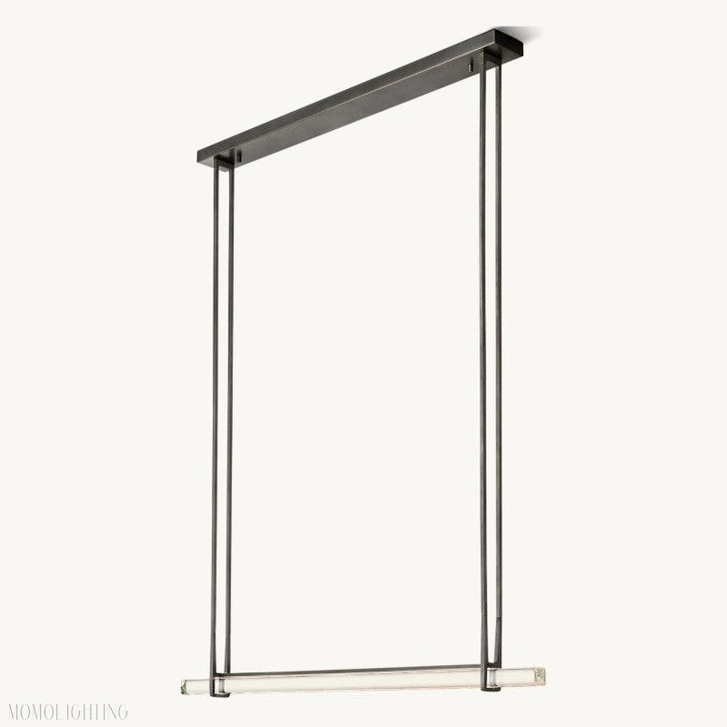 Audon Single Bar Linear Chandelier 60"-Momo Lighting