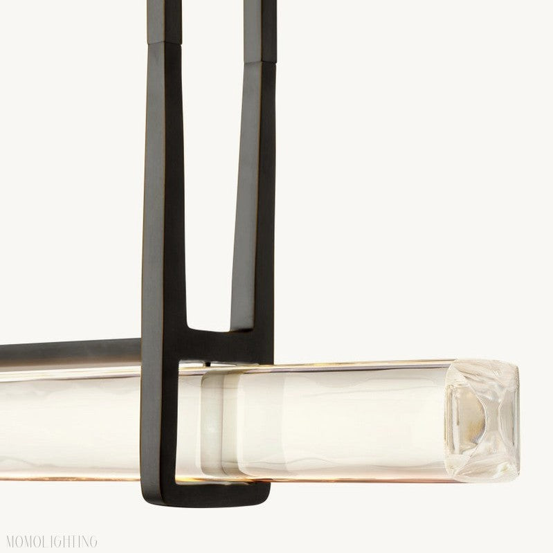 Audon Single Bar Linear Chandelier 60"-Momo Lighting