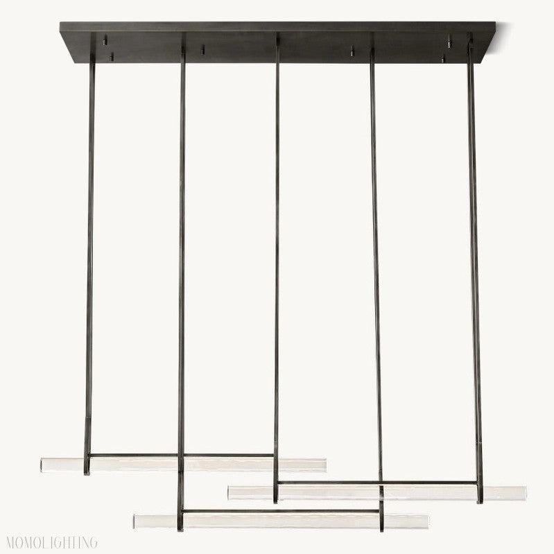 Audon Triple Bar Linear Chandelier