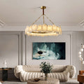 August Marble Modern Snowflake Chandelier-Momo Lighting