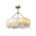 August Marble Modern Snowflake Chandelier-Momo Lighting