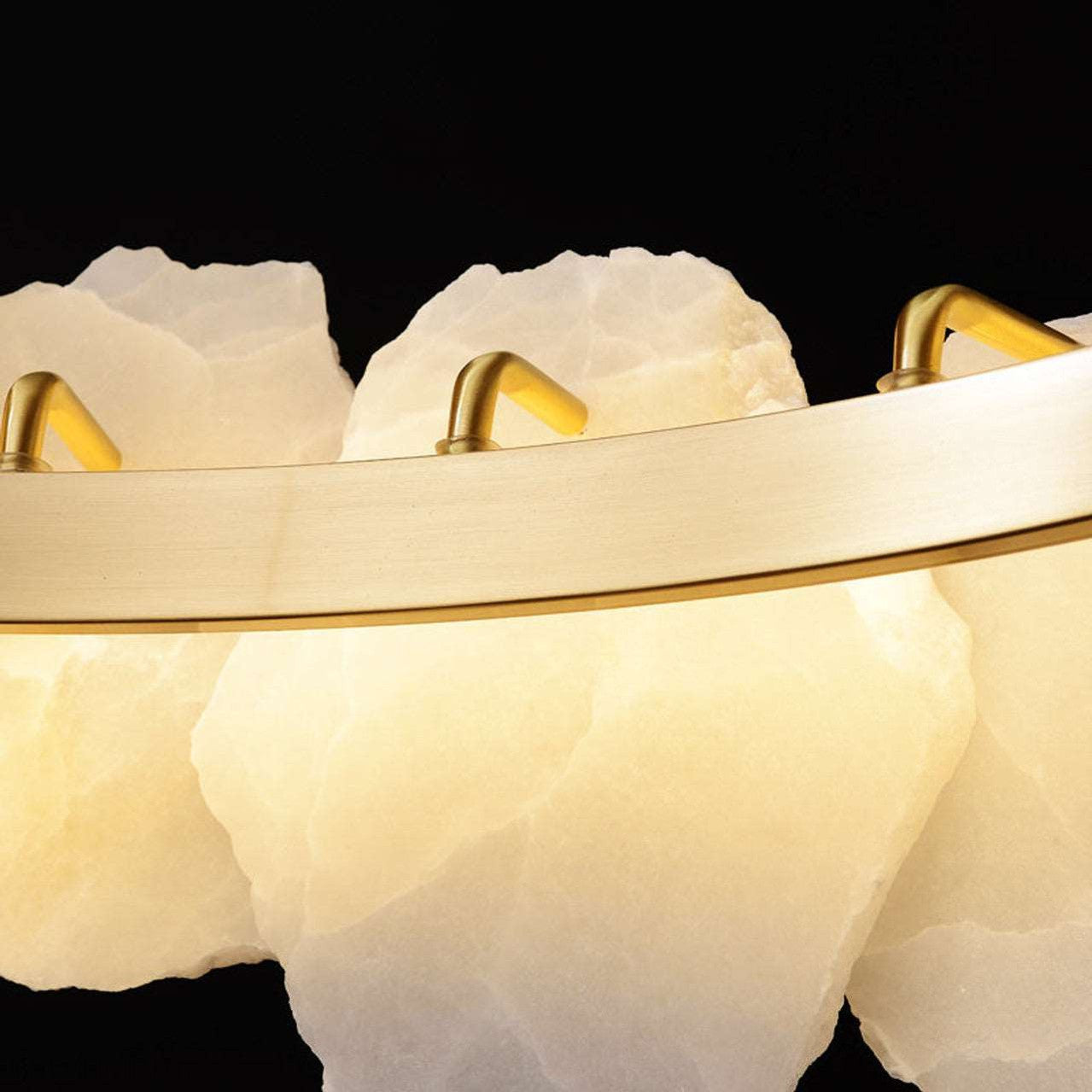 August Marble Modern Snowflake Chandelier-Momo Lighting