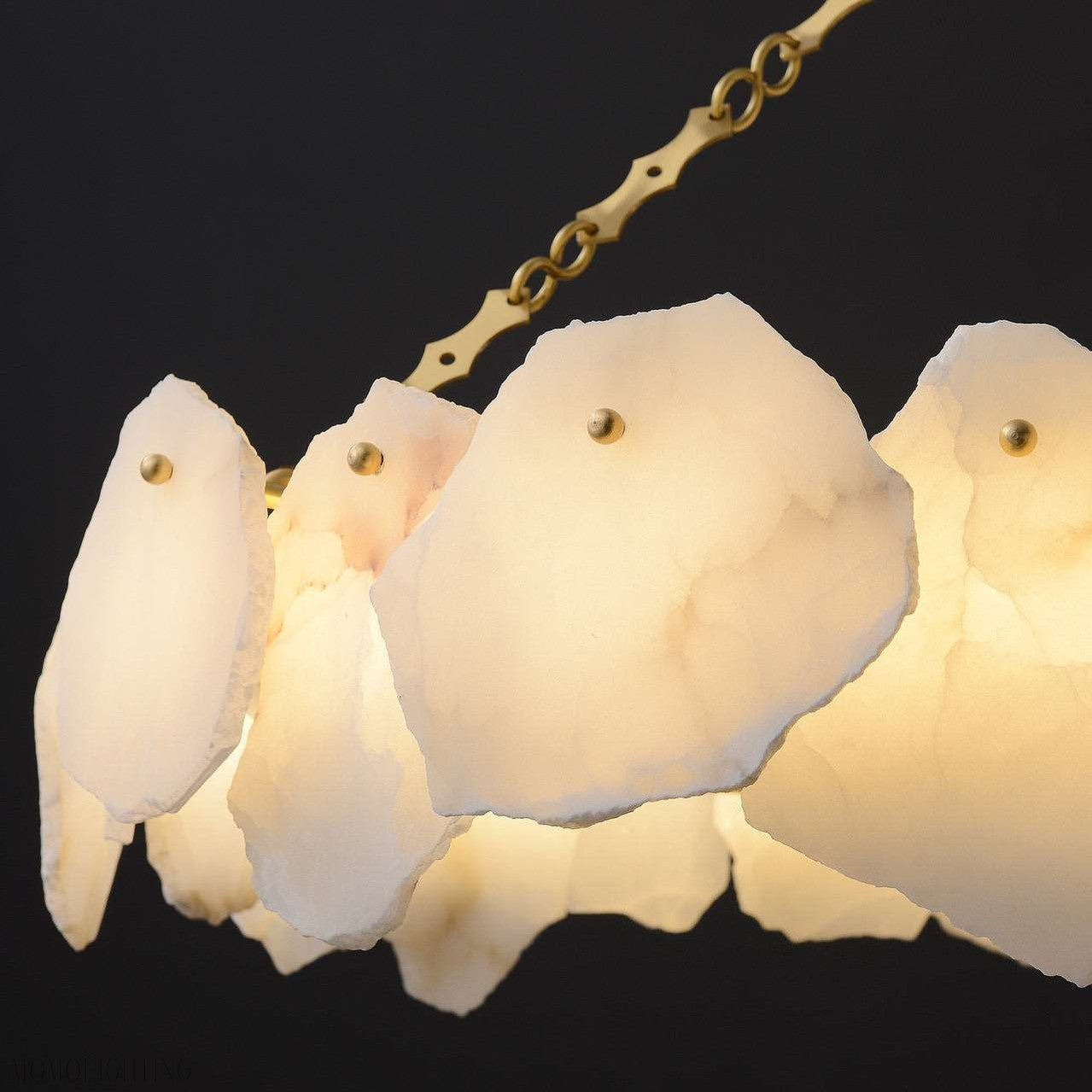 August Marble Modern Snowflake Chandelier-Momo Lighting