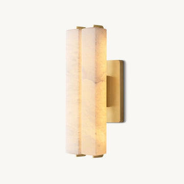 Audubon Alabaster Double Sconce