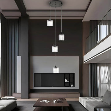 Ava Crystal Drop Chandelier 11.8''D-Momo Lighting