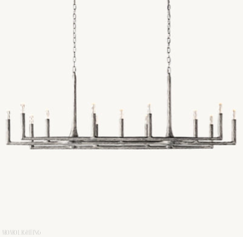 Avarital Forged Linear Chandelier 54" 72" 96" & Pendant