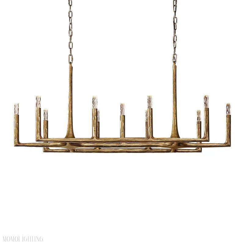 Avarital Forged Linear Chandelier 54" 72" 96" & Pendant