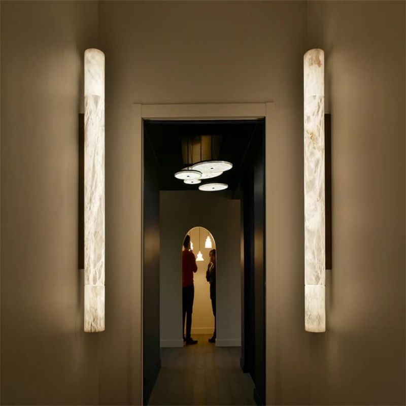 Alabaster Modern Linear Wall Sconce