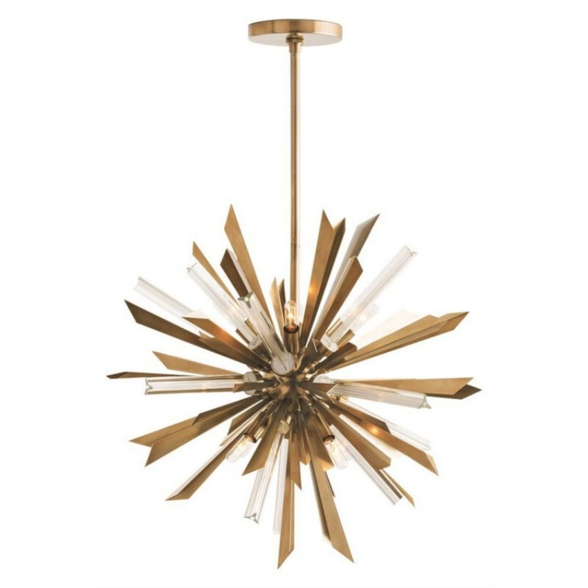 Axel Crystal Sputnik Chandelier-Momo Lighting