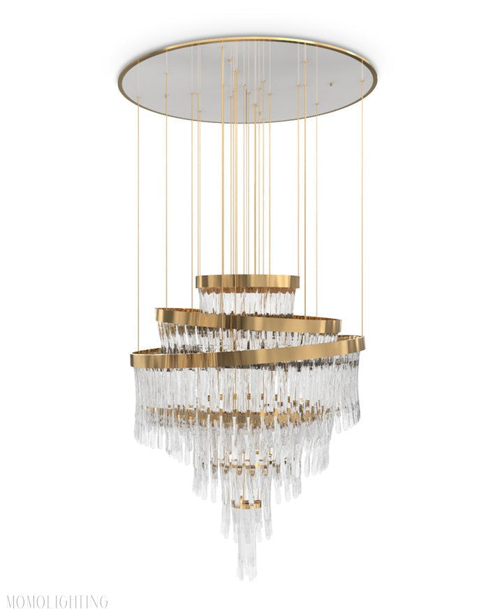 Babel 50 Light Crystal Modern Chandelier-Momo Lighting