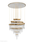 Babel 50 Light Crystal Modern Chandelier-Momo Lighting