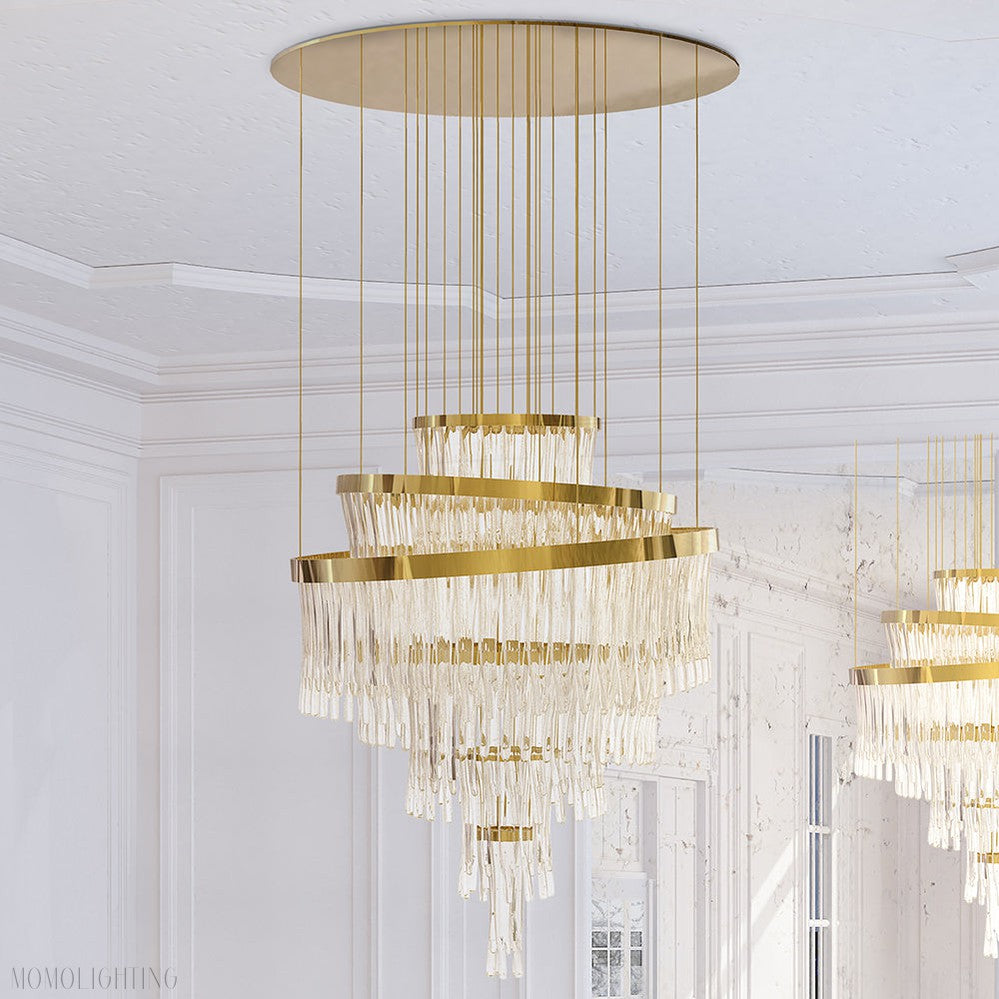 Babel 50 Light Crystal Modern Chandelier-Momo Lighting