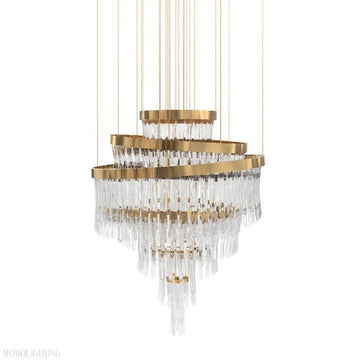 Babel 50 Light Crystal Modern Chandelier-Momo Lighting