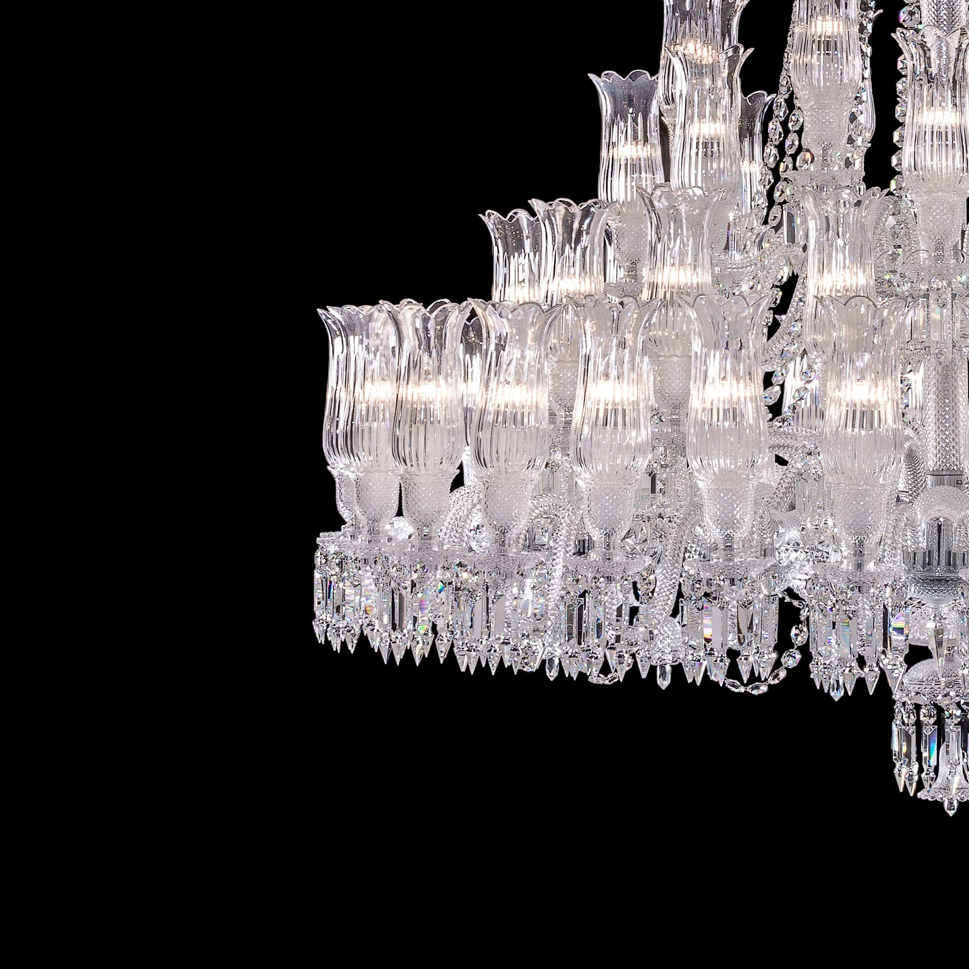 Baccarat Large Entrance Crystal Chandelier-Momo Lighting