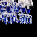 Baccarat Zenith Faunacrystopolis Blue Crystal Chandelier-Momo Lighting