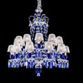 Baccarat Zenith Faunacrystopolis Blue Crystal Chandelier-Momo Lighting