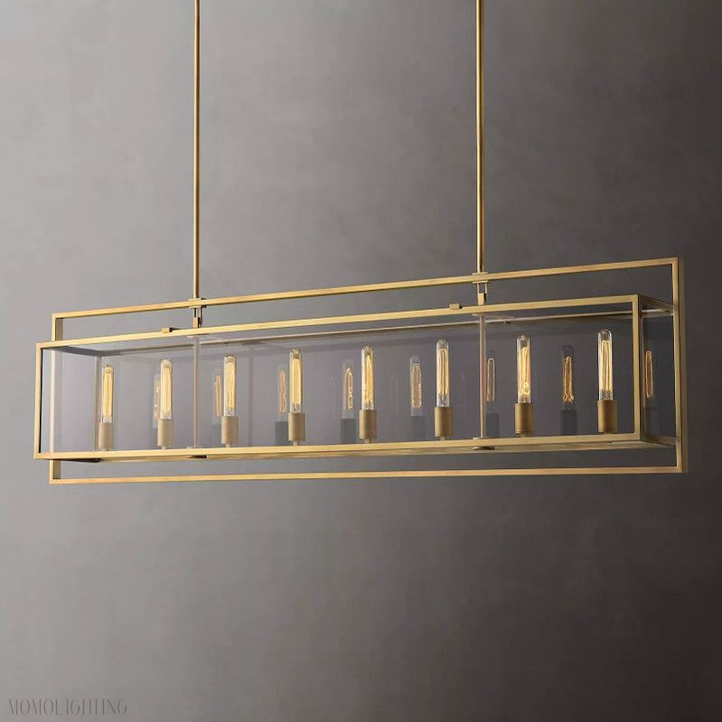 Beckmen Vintage Rectangle Chandelier