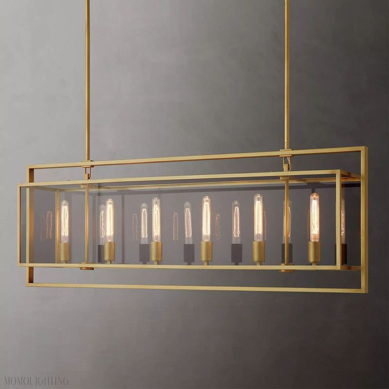 Beckmen Vintage Rectangle Chandelier