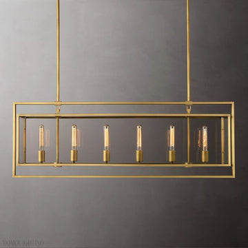 Beckmen Vintage Rectangle Chandelier