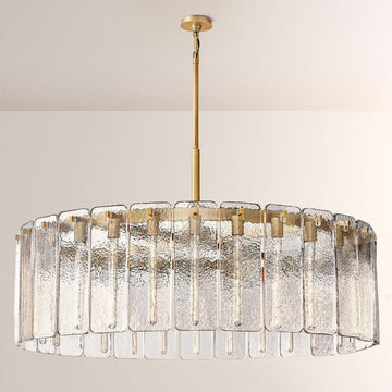 Camette Glass Round Chandelier 48"D
