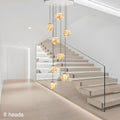 Bella Glass Ball Chandelier-Momo Lighting