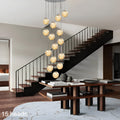 Bella Glass Ball Chandelier-Momo Lighting