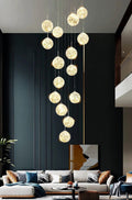 Bella Glass Ball Chandelier-Momo Lighting