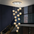 Bella Glass Ball Chandelier-Momo Lighting