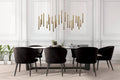 Bellini Rectangular Tri-Tone Tubular Pendant Light Chandelier-Momo Lighting