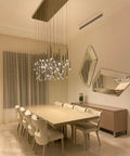 Bellini Rectangular Tubular Pendant Light Chandelier-Momo Lighting