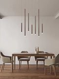 Bellini Round Metal Tubular Pendant Light Chandelier-Momo Lighting
