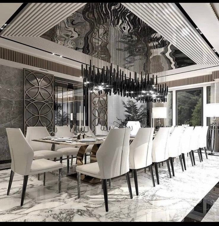 Bellini Round Metal Tubular Pendant Light Chandelier-Momo Lighting