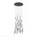 Bellini Round Metal Tubular Pendant Light Chandelier-Momo Lighting