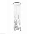 Bellini Round Metal Tubular Pendant Light Chandelier-Momo Lighting