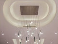 Bellini Round Two-Tone Tubular Pendant Light Chandelier-Momo Lighting