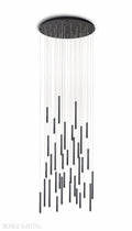 Bellini Round Two-Tone Tubular Pendant Light Chandelier-Momo Lighting