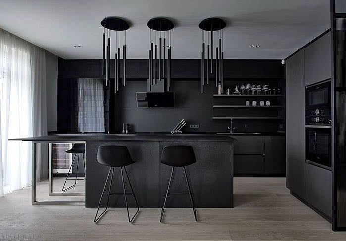 Bellini Round Two-Tone Tubular Pendant Light Chandelier-Momo Lighting