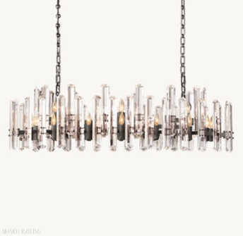 Bonnington Rectangular chandelier 54” 72"