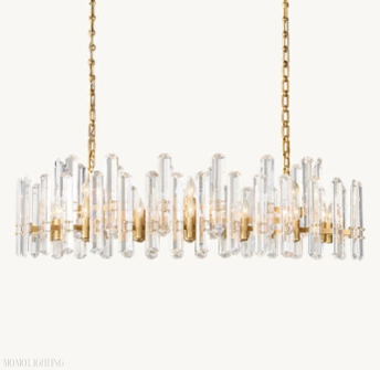 Bonnington Rectangular chandelier 54” 72"