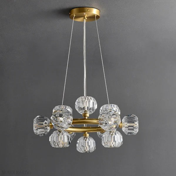 Boule Clear Crystal Round Chandelier Cord