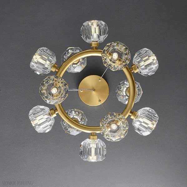 Boule Clear Crystal Round Chandelier Cord