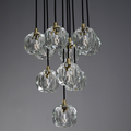 Boule Crystal Ball Cluster Chandelier 14