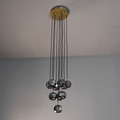 Boule Crystal Ball Cluster Chandelier 14