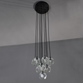 Boule Crystal Ball Cluster Chandelier 14