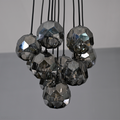 Boule Crystal Ball Cluster Chandelier 14