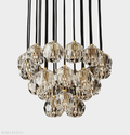 Boule Crystal Ball Cluster Chandelier 19