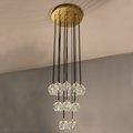 Boule Crystal Ball Cluster Chandelier 19