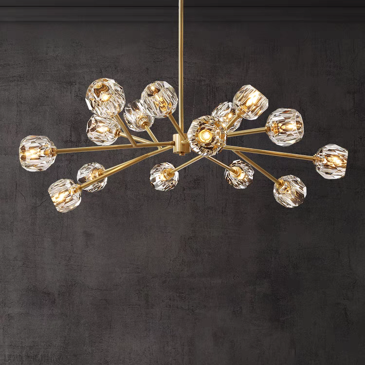 Boule Crystal Ball Round Chandelier 36"