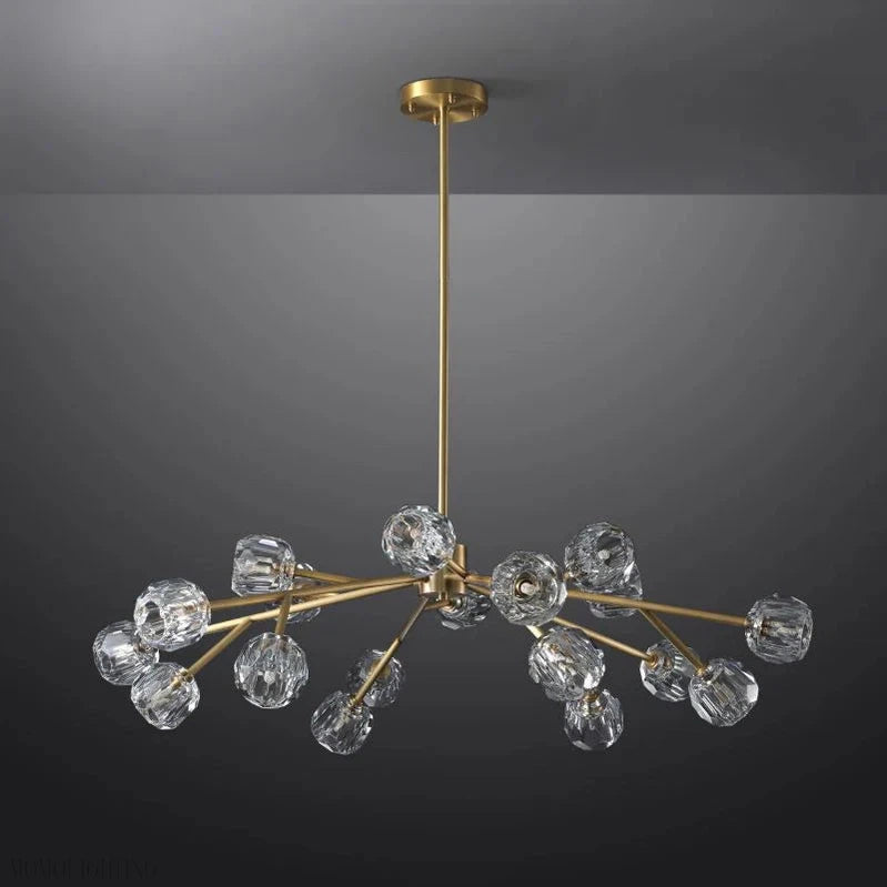 Boule Crystal Ball Round Chandelier 36"