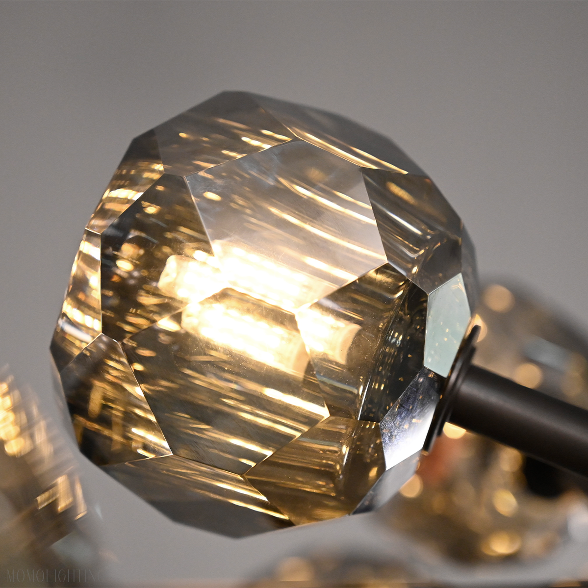 Boule Crystal Ball Round Chandelier 48"-Momo Lighting